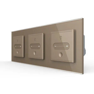 Livolo | Goud | SR+SR+SR | Slide-Dimmer | Smart Home Livolo Nederland B.V.