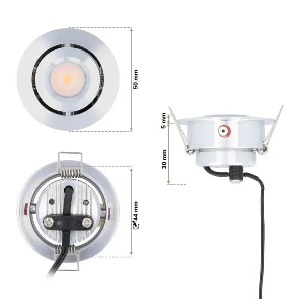 Complete Veranda Set | Deluxe 3 | Veranda verlichting 12V | Plug and Play | 4 Inbouwspots | Verstelbaar | Dimbaar Livolo Nederland B.V.