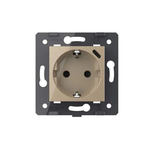 Livolo | Goud | SR | Module | Wandcontactdoos + USB-C Oplader Livolo Nederland B.V.