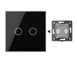 Zelf samenstellen | Zwart | Afdekraam 2 Livolo Nederland B.V.
