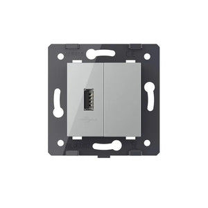 Livolo | Grijs | SR | USB oplader | Blindplaat Livolo Nederland B.V.