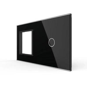 Livolo | Zwart | SR+1 | Glasplaat | Combinatie Livolo Nederland B.V.