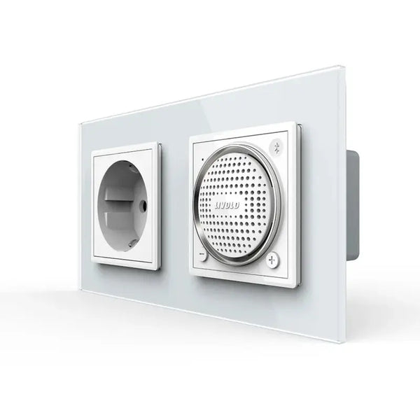 Livolo | Wit | SR+SR | Wandcontactdoos | Bluetooth speaker Livolo Nederland B.V.