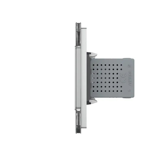 Livolo | Grijs | SR+SR | Wandcontactdoos | USB + USB oplader Livolo Nederland B.V.