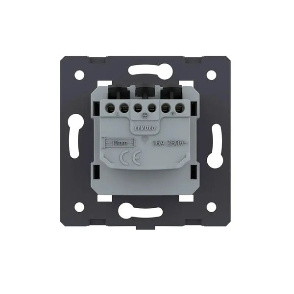 Livolo | Zwart | SR | Module | Wandcontactdoos | IP44 Livolo Nederland B.V.