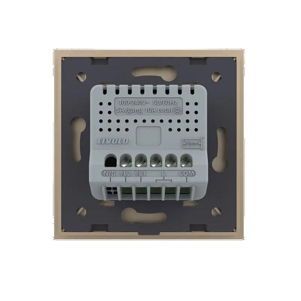 Livolo | Goud | 2 | Dimmer | Wisselschakelaar Livolo Nederland B.V.