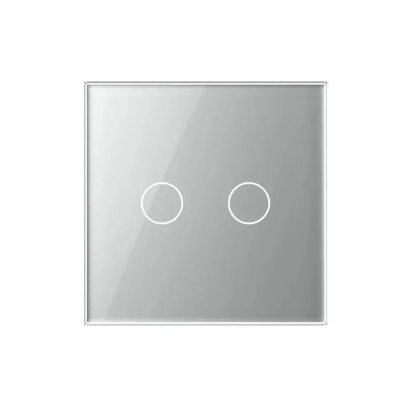 Livolo | Grijs | 2 | Glasplaat | Touchschakelaar Livolo Nederland B.V.