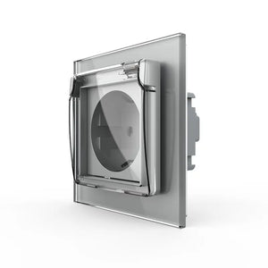 Livolo | Grijs | SR | Wandcontactdoos | IP44 Livolo Nederland B.V.