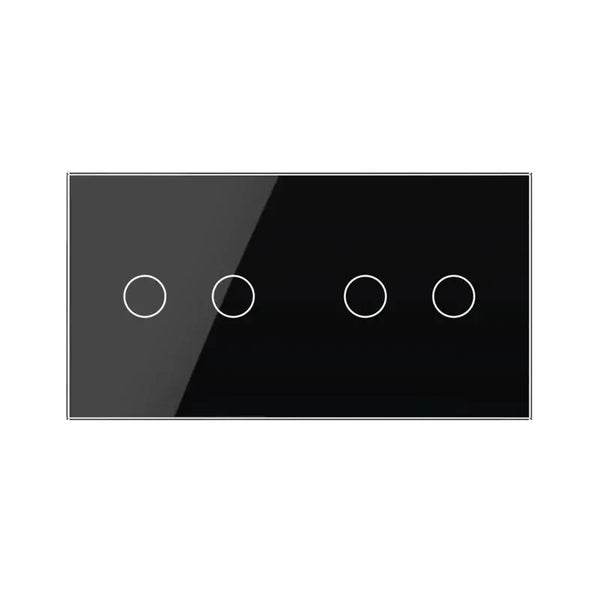 Livolo | Zwart | 2+2 | Dimmer Livolo Nederland B.V.