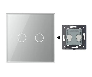 Zelf samenstellen | Grijs | Afdekraam 2 Livolo Nederland B.V.