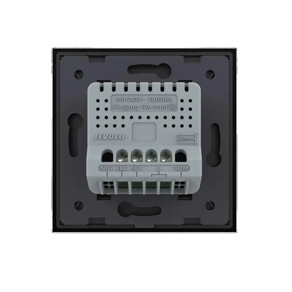 Livolo | Zwart | 2 | Dimmer | Schakelaar Livolo Nederland B.V.