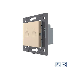 Livolo | Goud | SR | Module | Aan/Uit | Dubbel | Schakelaar | Afstandsbediening Livolo Nederland B.V.