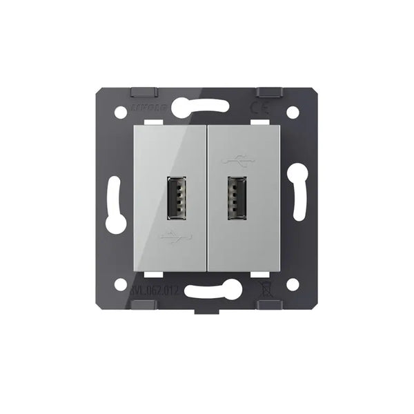 Livolo | Grijs | SR | USB oplader | USB oplader Livolo Nederland B.V.