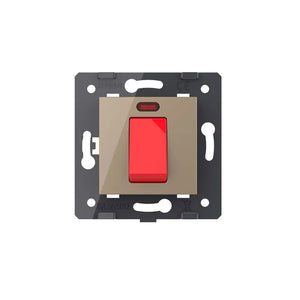 Livolo | Goud | 1 | Module | Aan/Uit | Dubbelpolige schakelaar | 16A Livolo Nederland B.V.