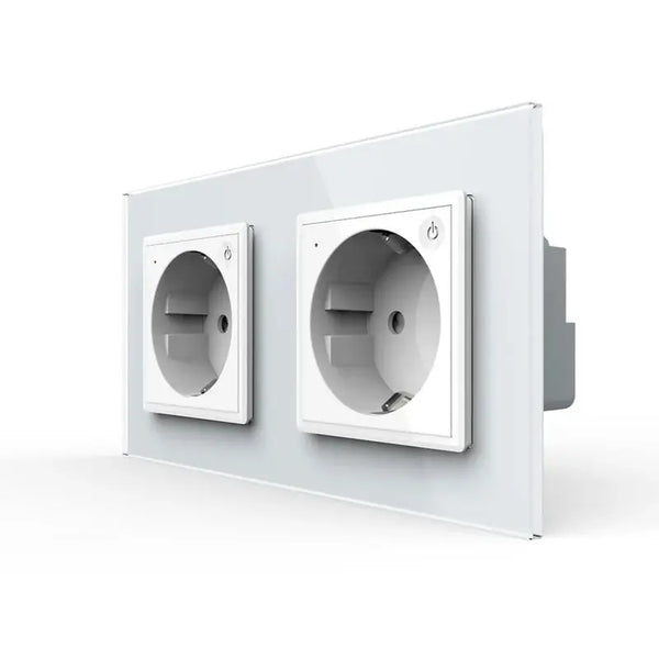 Livolo | Wit | SR+SR | Wandcontactdoos | Smart Home Livolo Nederland B.V.