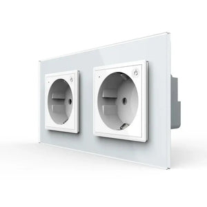 Livolo | Wit | SR+SR | Wandcontactdoos | Smart Home Livolo Nederland B.V.