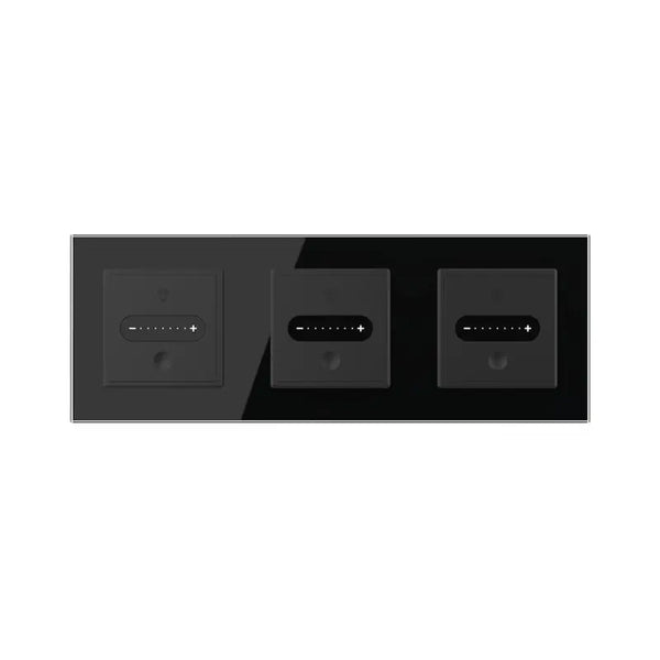 Livolo | Zwart | SR+SR+SR | Slide-Dimmer | Wisselschakelaar | Smart Home Livolo Nederland B.V.