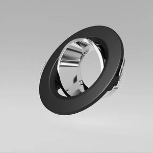 GU10 armatuur | Zwart - Chroom | Kantelbaar en Richtbaar | Inbouwspot | Rond | ø 76mm Livolo Nederland B.V.