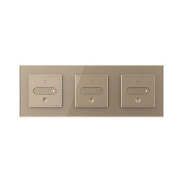 Livolo | Goud | SR+SR+SR | Slide-Dimmer | Wisselschakelaar | Smart Home Livolo Nederland B.V.
