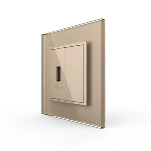 Livolo | Goud | SR | Enkelvoudige USB oplader Livolo Nederland B.V.