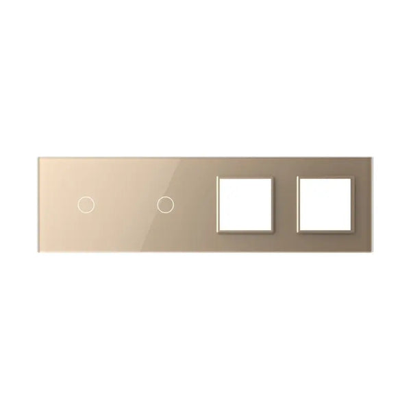 Livolo | Goud | 1+1+SR+SR | Glasplaat | Combinatie Livolo Nederland B.V.