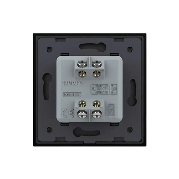 Livolo | Zwart | 1 | Aan/Uit | Kruis | Wipschakelaar Livolo Nederland B.V.