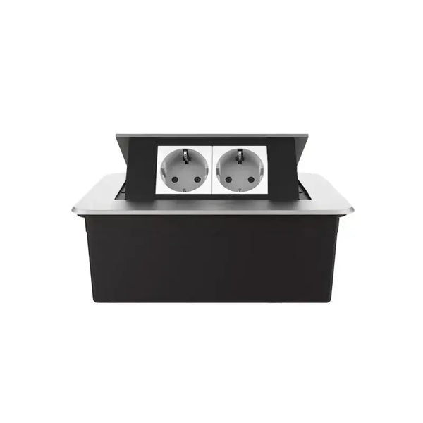 Livolo | Zilver | 2 | Pop-Up Stekkerdoos | Push | Inbouw | Stopcontacten - Wit Livolo Nederland B.V.