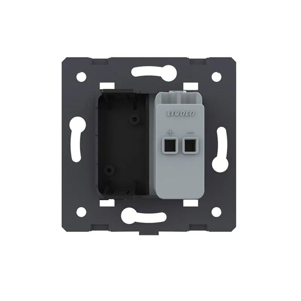 Livolo | Zwart | SR | Audio insteek | Blindplaat Livolo Nederland B.V.