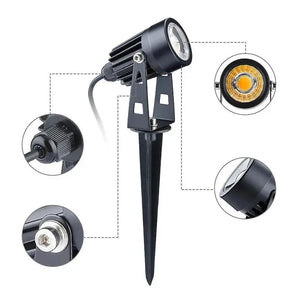 Complete Tuinspot Set | Tuinverlichting 12V | Plug and Play | 4 Tuinspots | Warm/wit Livolo Nederland B.V.
