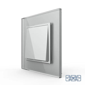 Livolo | Grijs | 1 | Aan/Uit | Kruis | Wipschakelaar Livolo Nederland B.V.