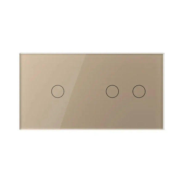 Livolo | Goud | 1+2 | Aan/Uit | Wisselschakelaar Livolo Nederland B.V.