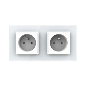 Livolo | Wit | SR+SR | Wandcontactdoos | France Livolo Nederland B.V.