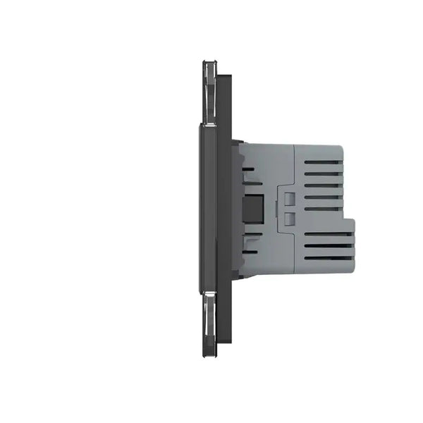 Livolo | Zwart | 1+SR | Aan/Uit | Schakelaar | Wandcontactdoos + USB-C Oplader Livolo Nederland B.V.