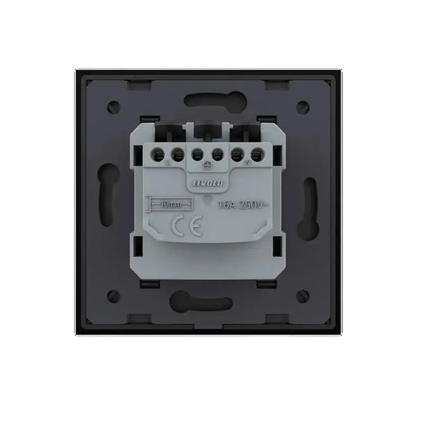 Livolo | Zwart | SR | Wandcontactdoos | IP44 Livolo Nederland B.V.