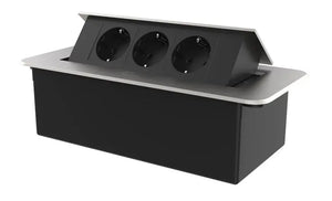 Livolo | Zilver | 3 | Pop-Up Stekkerdoos | Push | Inbouw | Stopcontacten-Zwart Livolo Nederland B.V.