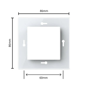 Livolo | 1 | Wit glanzend | Adapterraam | Extra afdekking Livolo Nederland B.V.