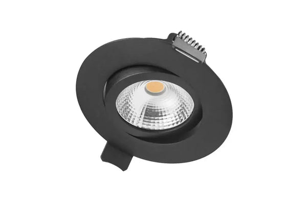 Inbouwspot | Zwart | Lage inbouwdiepte | IP54 | Kantelbaar | Rond | Ø 68mm Livolo Nederland B.V.