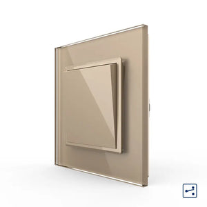 Livolo | Goud | 1 | Aan/Uit | Wissel | Wipschakelaar Livolo Nederland B.V.