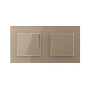 Livolo | Goud | 1+1 | Aan/Uit | Wissel | Wipschakelaar Livolo Nederland B.V.