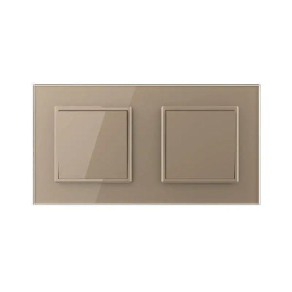 Livolo | Goud | 1+1 | Aan/Uit | Wissel | Wipschakelaar Livolo Nederland B.V.