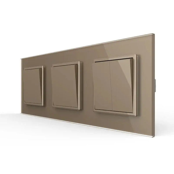 Livolo | Goud | 1+1+2 | Aan/Uit | Wipschakelaar Livolo Nederland B.V.