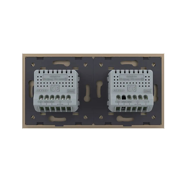 Livolo | Goud | 1+2 | Aan/Uit | 12 of 24V DC | Schakelaar Livolo Nederland B.V.