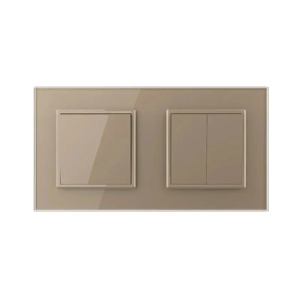 Livolo | Goud | 1+2 | Aan/Uit | Wipschakelaar Livolo Nederland B.V.