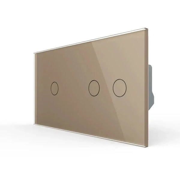 Livolo | Goud | 1+2 | Puls | 12 of 24V DC | Schakelaar Livolo Nederland B.V.