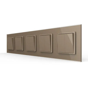 Livolo | Goud | 1+2+2+2+2 | Aan/Uit | Wipschakelaar Livolo Nederland B.V.