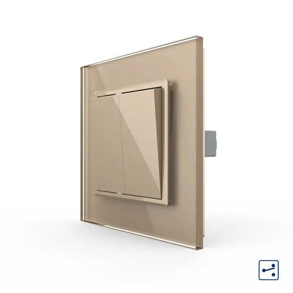 Livolo | Goud | 2 | Aan/Uit | Wissel | Wipschakelaar Livolo Nederland B.V.