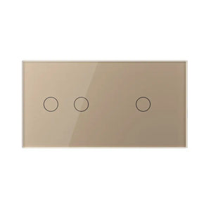 Livolo | Goud | 2+1 | Puls | 12 of 24V DC | Schakelaar Livolo Nederland B.V.