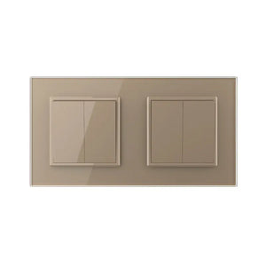 Livolo | Goud | 2+2 | Puls | Wipschakelaar Livolo Nederland B.V.