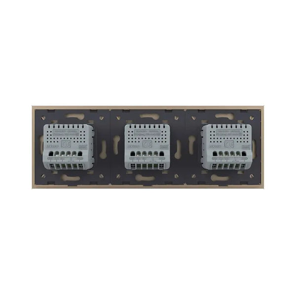 Livolo | Goud | 2+2+2 | Puls | Schakelaar Livolo Nederland B.V.