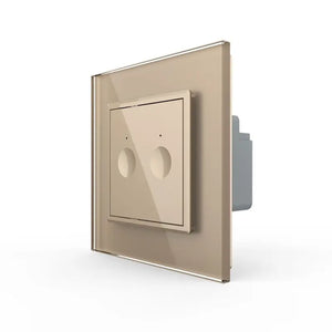 Livolo | Goud | SR | Aan/Uit | Dubbel | Schakelaar Livolo Nederland B.V.